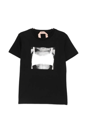 Nº21 graphic-print T-shirt - Black