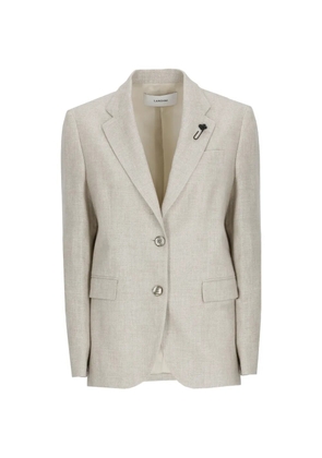 Lardini button-fastening blazer - Neutrals