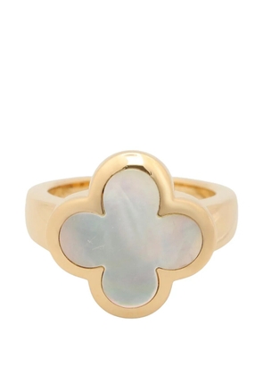 Van Cleef & Arpels Pre-Owned Pure Alhambra mother-of-pearl ring - Gold