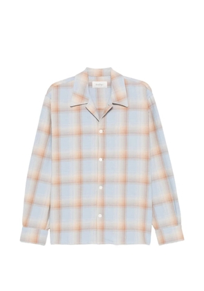 Second/Layer Logan ombre checked shirt - Blue