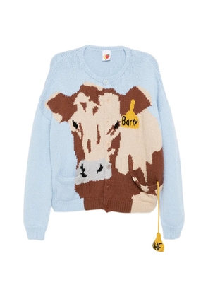 Sky High Farm buttoned cardigan - Blue