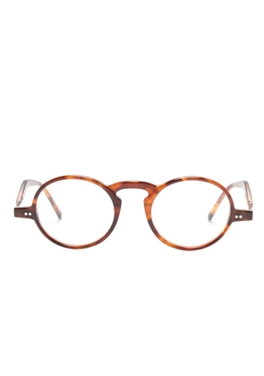 Epos Baltazar round-frame glasses - Brown