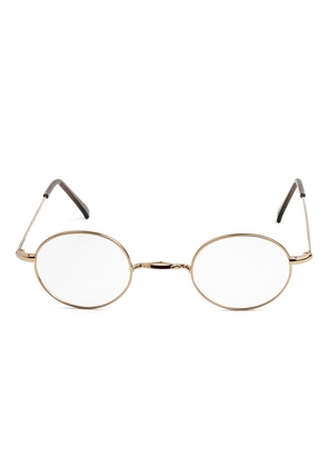 Epos round frame Teseo glasses - Gold
