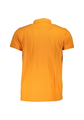 Cavalli Class logo-embroidered polo shirt - Orange