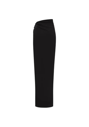 GAUGE81 Paita draped maxi skirt - Black