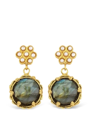 Ottoman Hands Estatira labradorite earrings - Gold