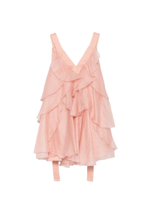 Aje Athena ruffled mini dress - Pink