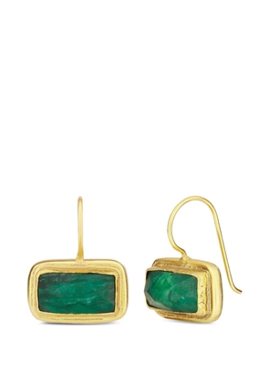 Ottoman Hands Noa emerald drop earrings - Gold