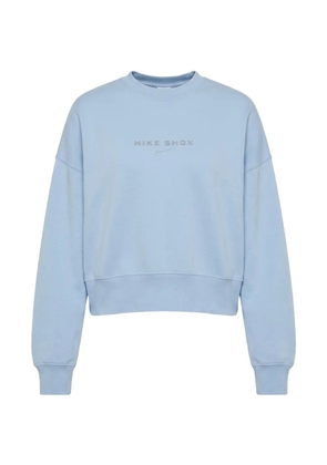 Nike Shox logo-embroidered sweater - Blue