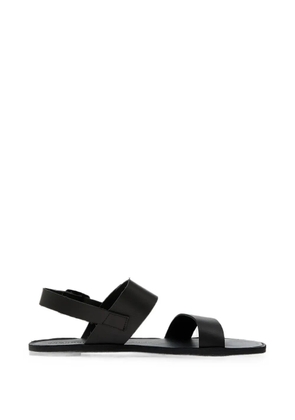 GROUNDIES Kos leather sandals - Black
