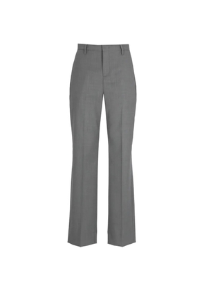 Briglia 1949 pressed-crease high-waisted trousers - Grey