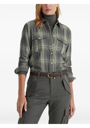 Lauren Ralph Lauren check-pattern shirt - Grey