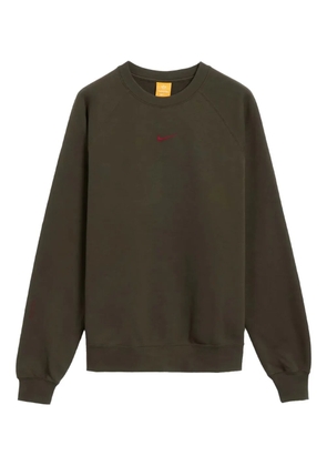 Nike swoosh-logo raglan-sleeve sweatshirt - Brown