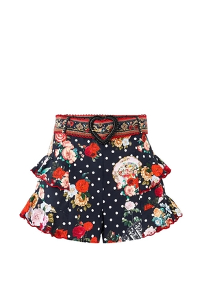 Camilla Daughters of Duende frilled shorts - Black