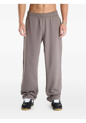 Nike Swoosh-embroidered track pants - Brown
