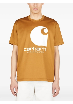 Junya Watanabe MAN x Carhartt graphic T-shirt - Brown