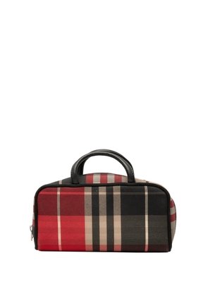 Burberry Pre-Owned 2000-2017 Mini Exploded Check Canvas handbag - Red