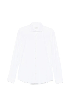 Alley Docks 963 long-sleeve spread-collar shirt - White
