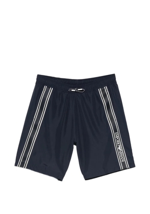 Emporio Armani logo-print drawstring swim shorts - Blue