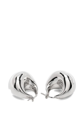 Missoma sculptural chubby hoop earrings - Silver