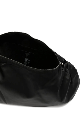 Discord Yohji Yamamoto logo-patch gathered shoulder bag - Black
