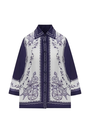 FARM Rio Coast Scarf shirt - White