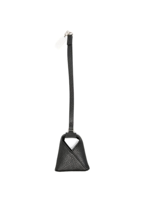 MM6 Maison Margiela leather keyring - Black