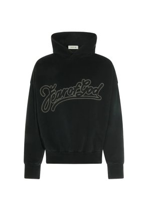 Fear Of God logo-print hoodie - Black