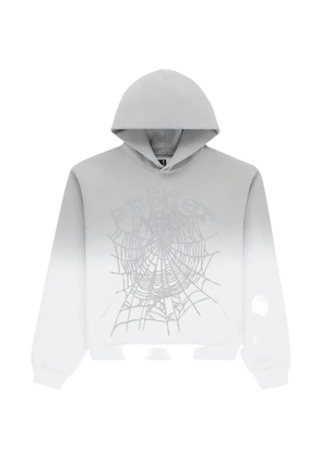 SP5DER OG Web V2 ombré hoodie - Grey