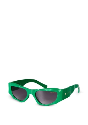 Seletti x Okkia Colorado wavy-frame sunglasses - Green