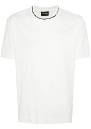 Emporio Armani logo-collar T-shirt - White