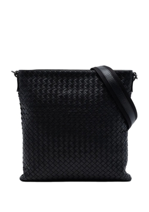 Bottega Veneta Pre-Owned 2012-2026 Intrecciato Nappa Flat Messenger Bag crossbody bag - Black