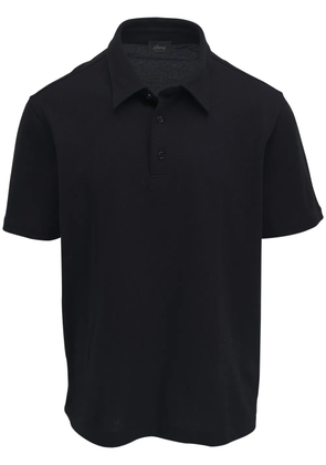 Brioni cotton short-sleeve polo shirt - Black