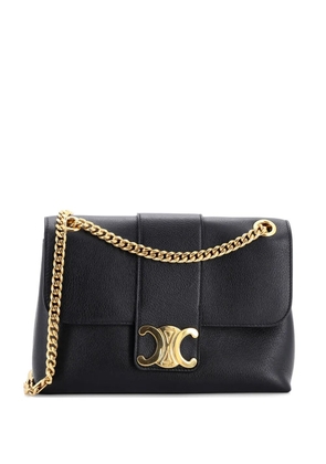 Celine Pre-Owned Victoire Flap Leather Teen shoulder bag - Black