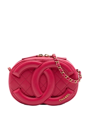 CHANEL Pre-Owned 2019 Lambskin Coco Midnight Camera Bag crossbody bag - Pink