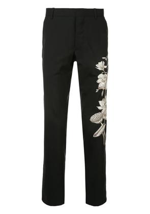 Ports V embroidered trousers - Black
