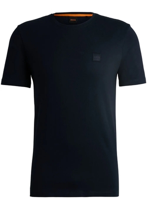 BOSS logo-appliqué cotton T-shirt - Blue