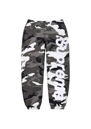 Supreme camouflage track pants - Black