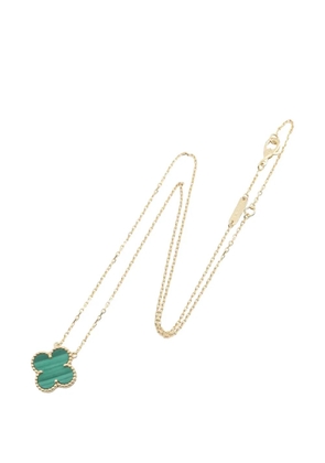 Van Cleef & Arpels Pre-Owned Alhambra malachite necklace - Gold