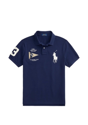 Polo Ralph Lauren logo-patch polo shirt - Blue