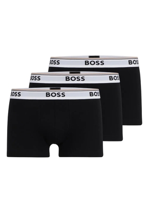 BOSS logo-waistband boxers (pack of three) - Black