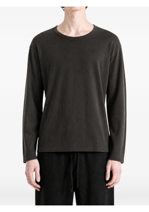 Auralee long-sleeve T-shirt - Black