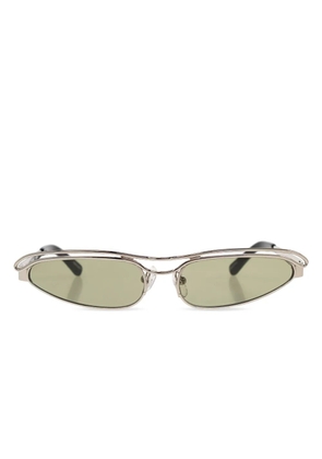 The Attico cat eye-frame glasses - Silver