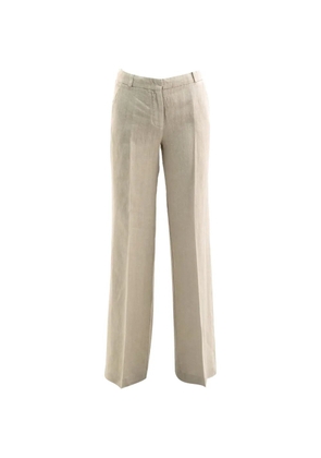 Kiltie pressed-crease belt-loop trousers - Neutrals