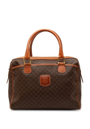 Celine Pre-Owned 1997 Macadam Coated Canvas handbag - Brown