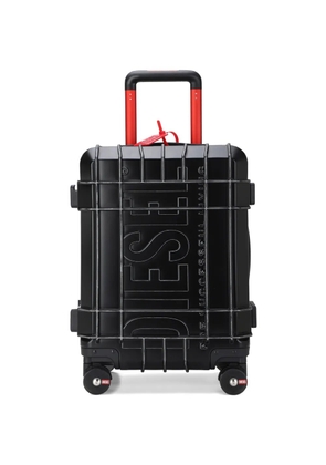 Diesel small embossed-logo suitcase - Black