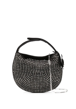 Genny Fortune mini crystal-embellished bag - Black