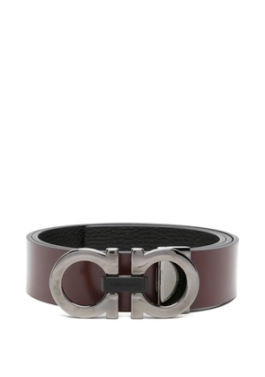 Ferragamo Pre-Owned Gancini-buckle belt - Red