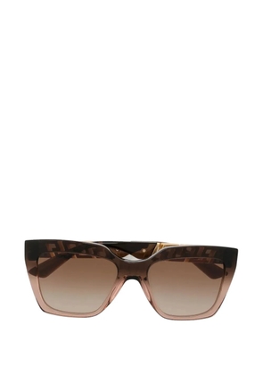 Versace La Greca square-frame sunglasses - Brown