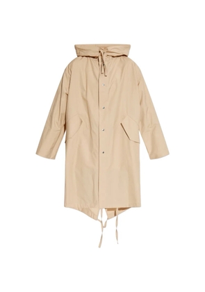 Jil Sander logo-print coat - Neutrals